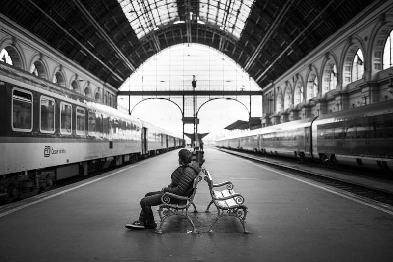 Victorian train station